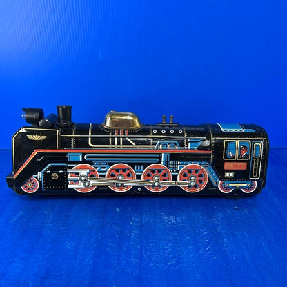 Rare - Masudaya Degoichi Loco D5177 Steam Locomotive Tin Plated Locomotive