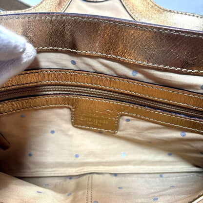 Kate Spade Gold Silver Shoulder Bag