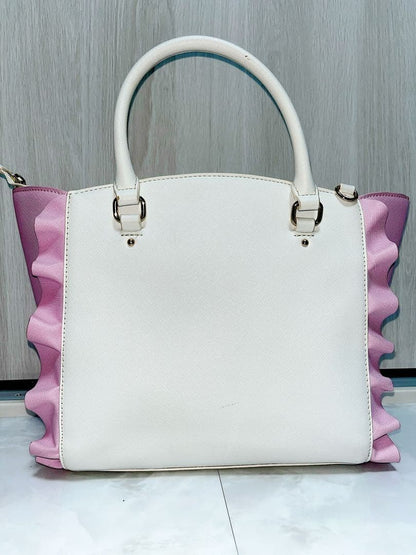 Samantha Vega Cardcaptor Sakura Collaboration Frill 2Way Bag White Pink Leather