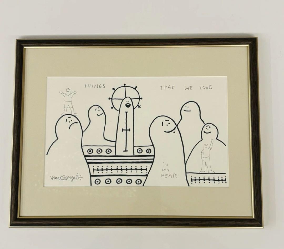Mark Gonzales Original Artwork supreme VERDY GONZ