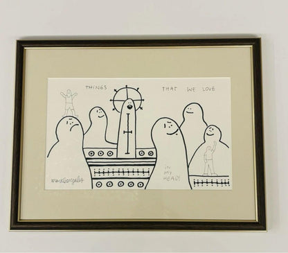 Mark Gonzales Original Artwork supreme VERDY GONZ