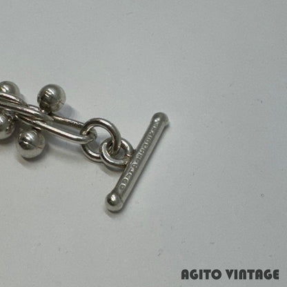 UNKNOWN Mexican Jewelry 925 Silver DNA Bracelet 20cm (7.87 in) Used NE51-0