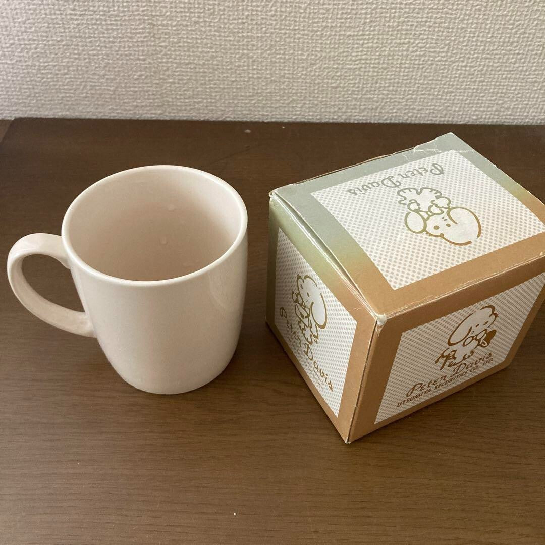Sanrio Vintage 1990 Unused Peter Davis Mug Showa Retro Rare w/ Box