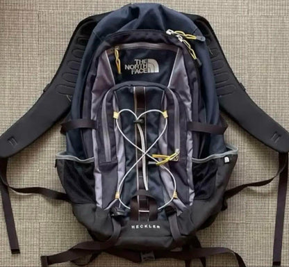 The North Face Heckler Backpack Men Outdoor Hiking Camping Casual model Rare