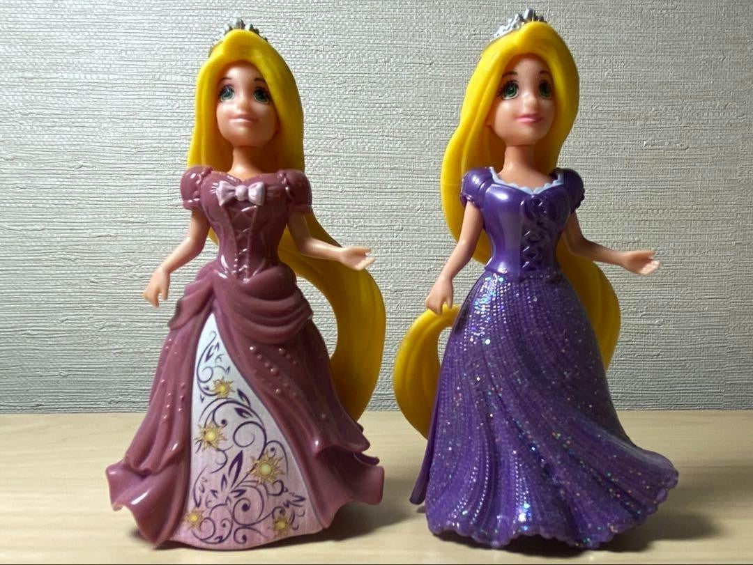 Magic Clip Disney Princess 9pcs Set Mattel DressUp Dolls