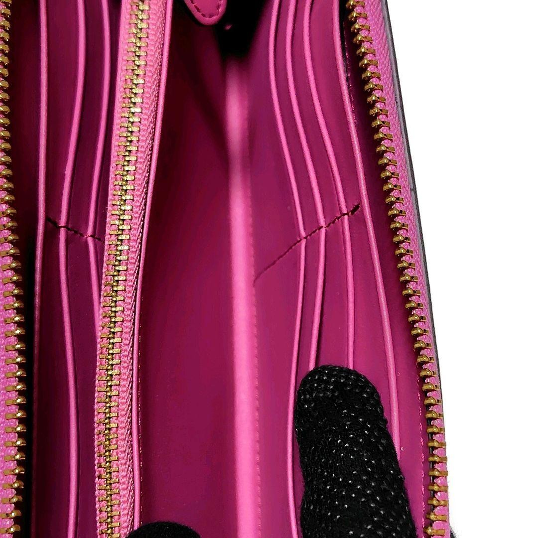 Anya Hindmarch Wallet Pink Leather Round Zipper Smile Limited Edition VHTF Popul
