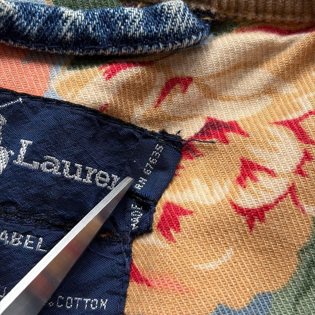 Rare Condition Ralph Lauren Vintage Denim Jacket L Indigo Blue Cotton 80s-90s