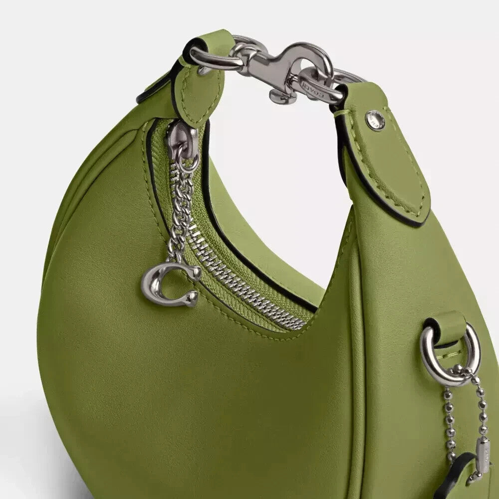 ❤️ COACH Jonie Crossbody 2way Mini Bag CR508 LHX1J Dark Lime Glovetanned Leather