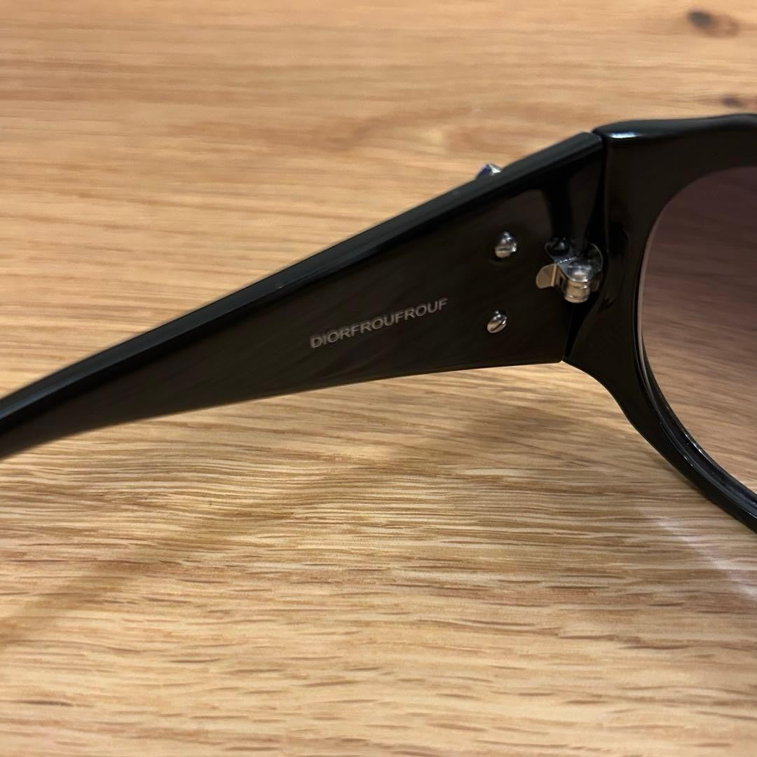 DIOR FROUFROUF Christian Dior Black Sunglasses Bijou Women