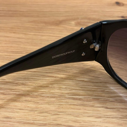 DIOR FROUFROUF Christian Dior Black Sunglasses Bijou Women