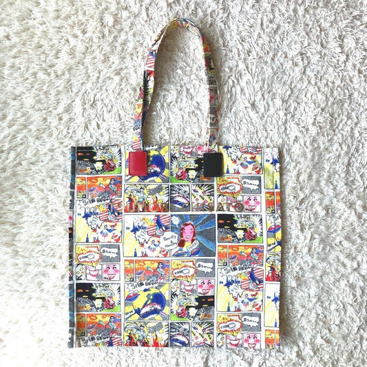 TSUMORI CHISATO Comic-style design bag 15.7 inches