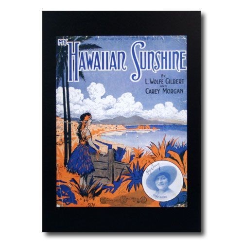 Hawaiian Poster Hula Girl Series “My Hawaii Sunshine”