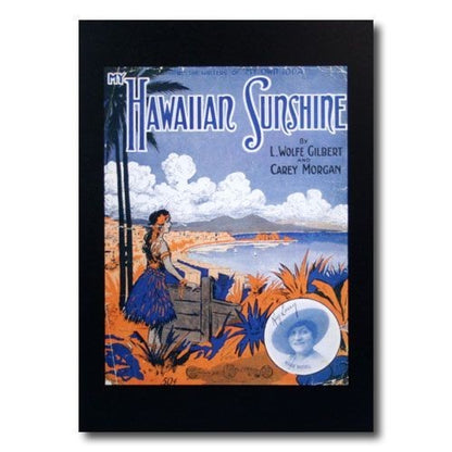 Hawaiian Poster Hula Girl Series “My Hawaii Sunshine”