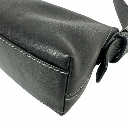 Vintage COACH 7461 Mini Baguette Shoulder Bag / Handbag -Black Leather