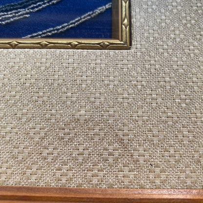 Embroidered Koi Art Frame - Showa Retro