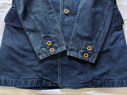 45rpm/Umii908 Indigo Coverall Denim Jacket for men size 3/L Made in JAPAN
