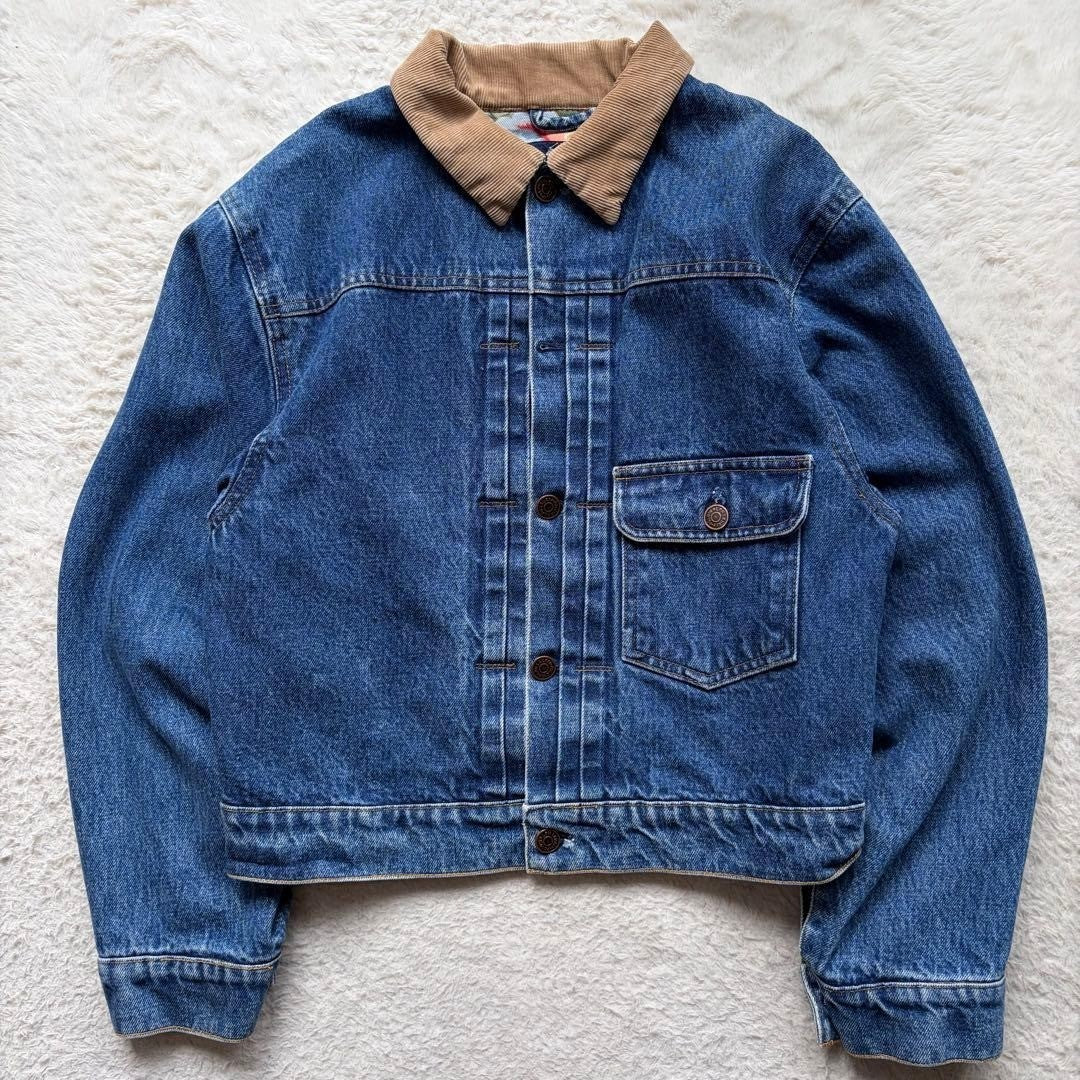Rare Condition Ralph Lauren Vintage Denim Jacket L Indigo Blue Cotton 80s-90s