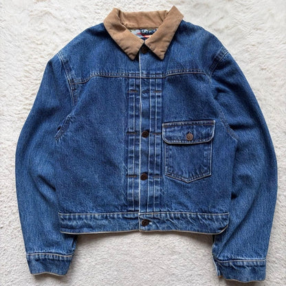 Rare Condition Ralph Lauren Vintage Denim Jacket L Indigo Blue Cotton 80s-90s