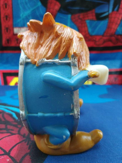 Vintage Sofubi 1990 EUROPET Drummer Figure Art Designer Toy Squeaky 2507TY