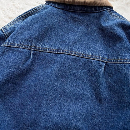 Rare Condition Ralph Lauren Vintage Denim Jacket L Indigo Blue Cotton 80s-90s