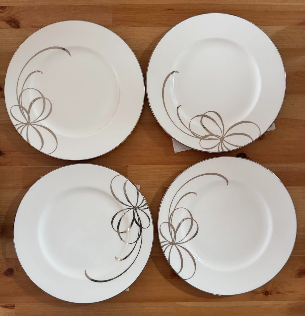 Kate Spade Belle Boulevard Plate 27cm 4 Set Lenox