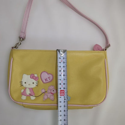 Hello Kitty Vintage Handbag Rare Used Cotton Canvas Bag