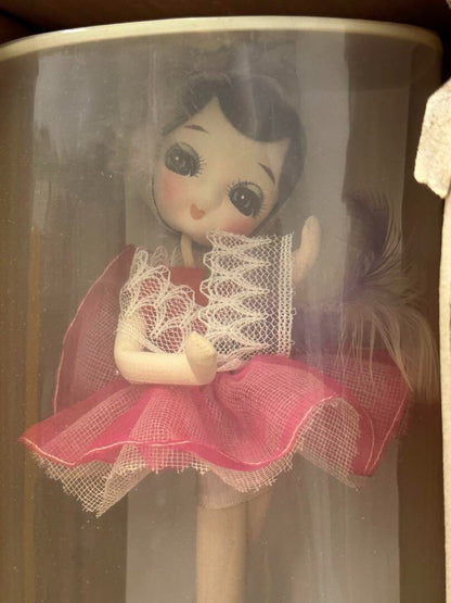 Showa Retro Hgk Happy Doll Figure Vintage Mini Toy Collectible