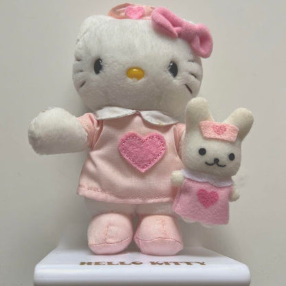 Sanrio Hello Kitty Nurse Plush Mascot Vintage Rare Unused JP