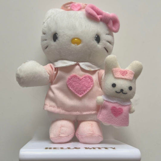 Sanrio Hello Kitty Nurse Plush Mascot Vintage Rare Unused JP