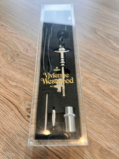Vivienne Westwood key oil lighter gold with box