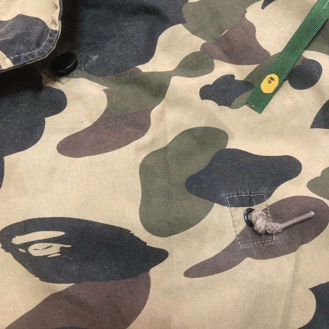 BAPE A BATHING APE Mod Coat Military Coat Camouflage