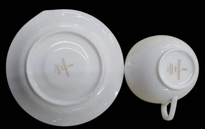 Yves Saint Laurent Porcelain Yamaka Tes Pot Trio Cup Saucer Plate Pair Set