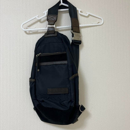 MSPC(master-piece) Shoulder bag Nylon Leather Black