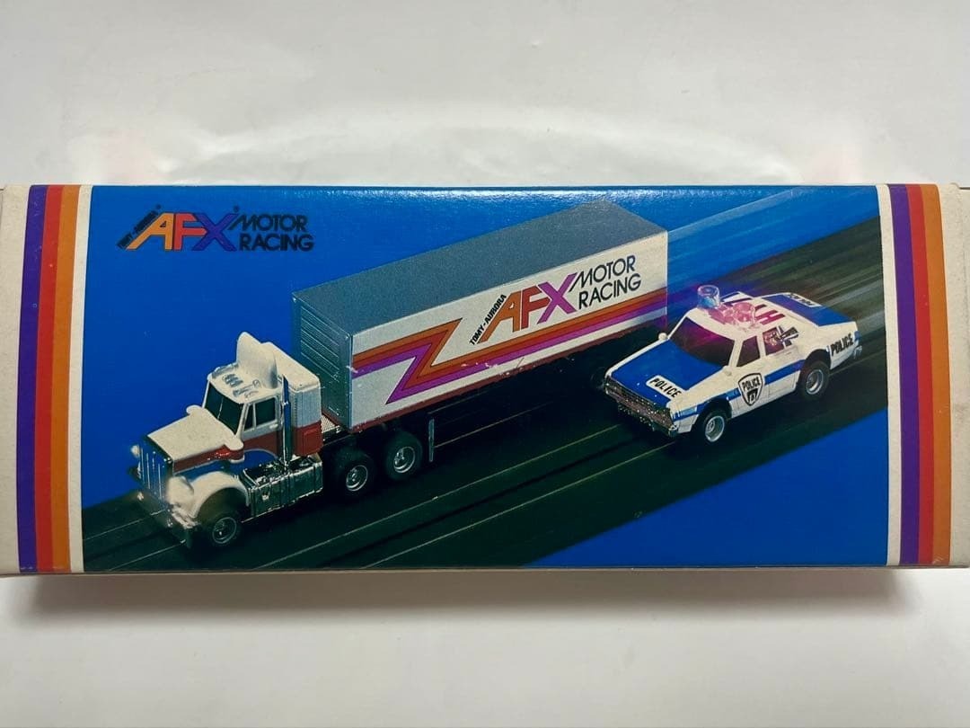 Takara Tomy AFX Magna Car Trailer Truck Aurora Rare Unused Vintage with Box