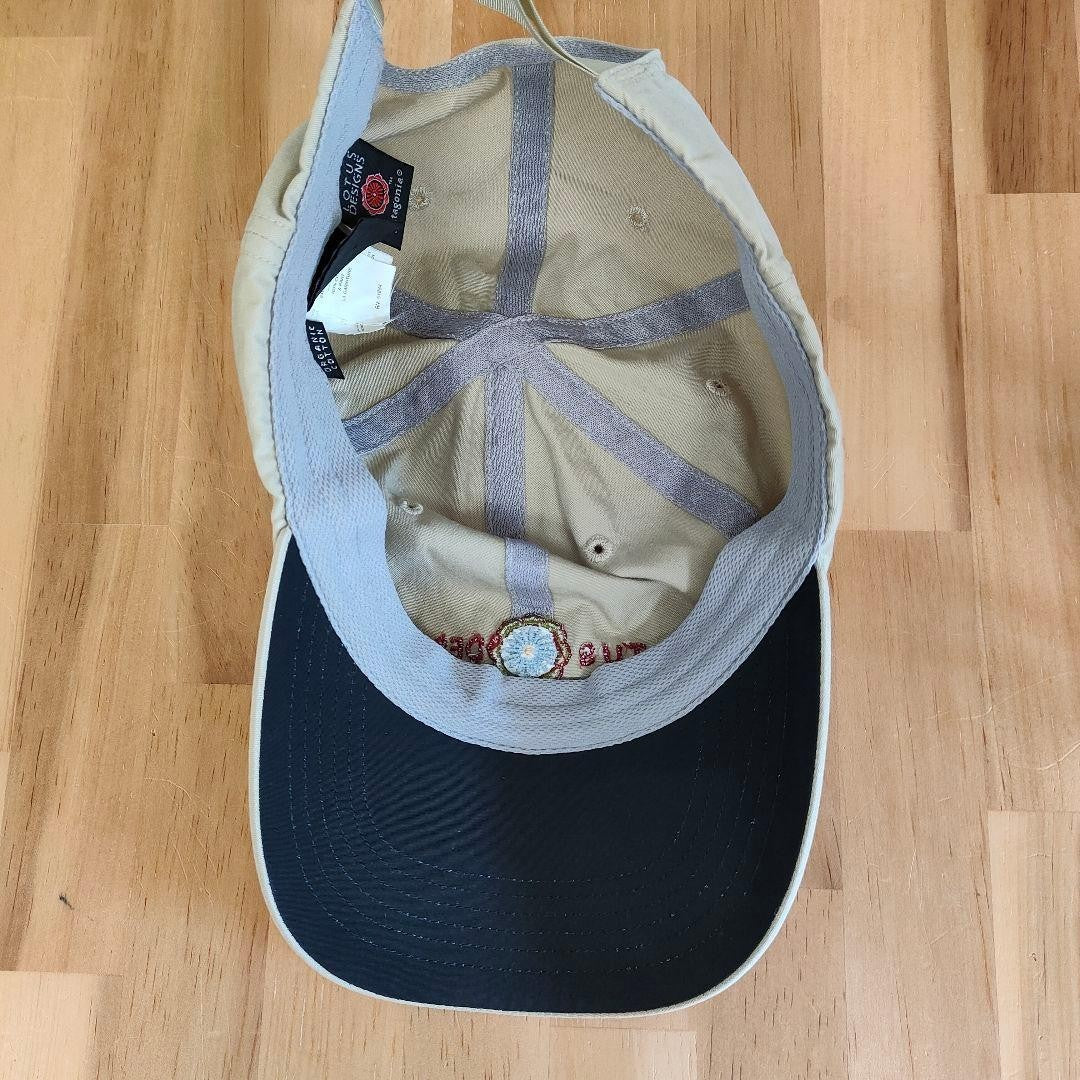 Patagonia Lotus Design Cap Beige Embroidery 2003 Hat LTD Collection Men Accessor
