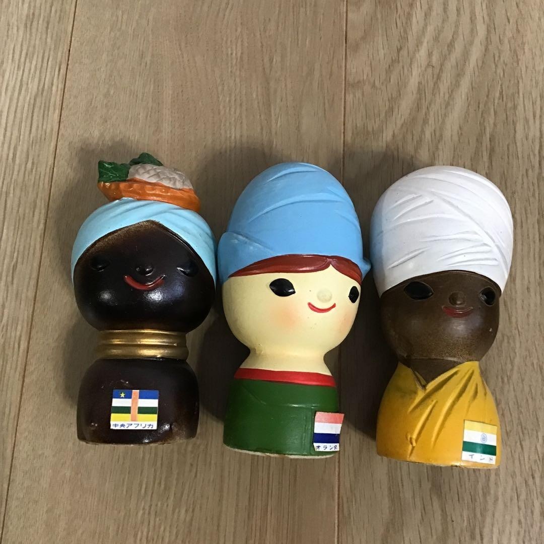 1970 Osaka World Expo: Ceramic piggy banks (9 pieces)
