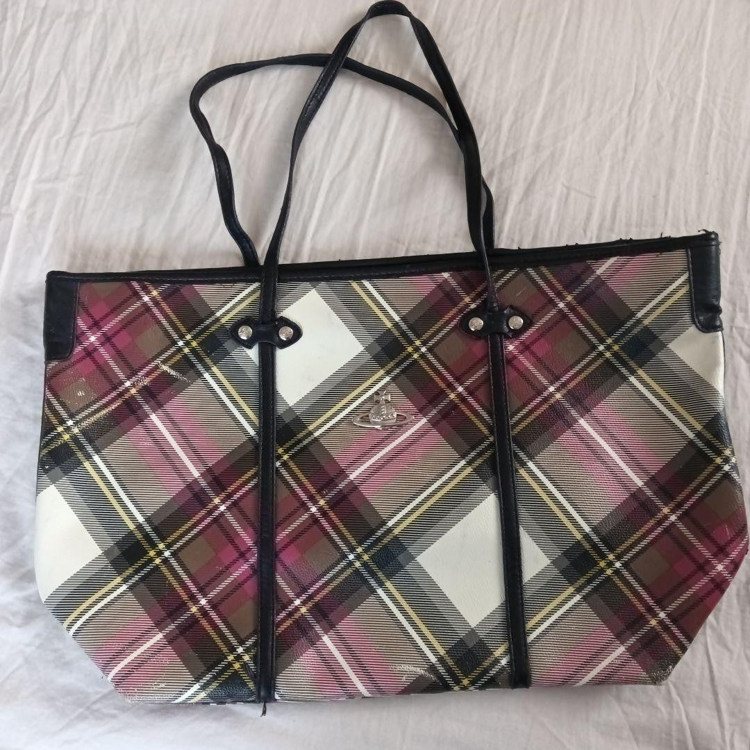 Vivienne Westwood Checkered Shoulder Bag 521