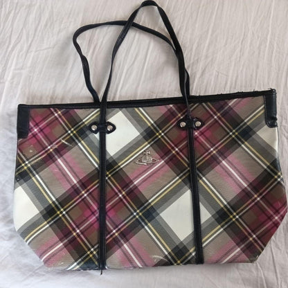 Vivienne Westwood Checkered Shoulder Bag 521