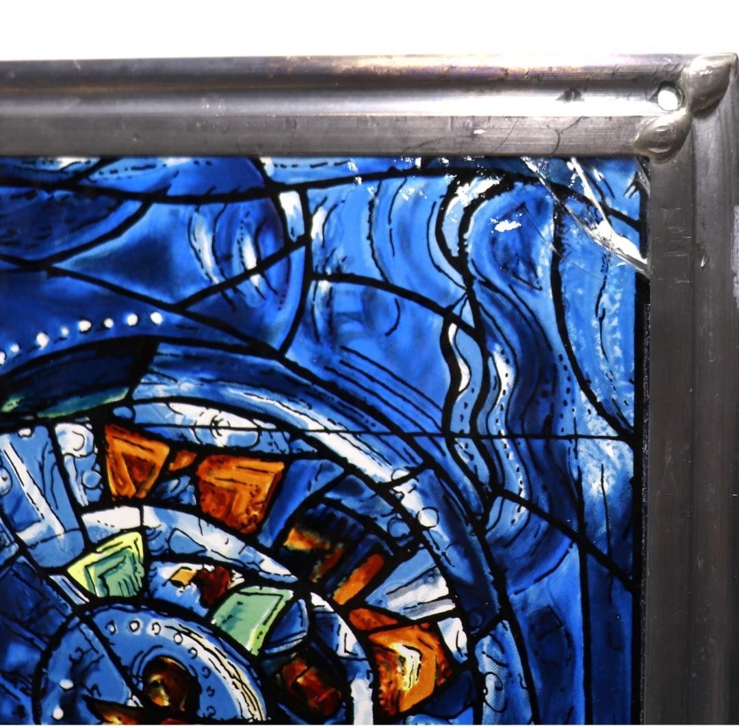 Marc Chagall Large Vintage Stained Glass American Windows