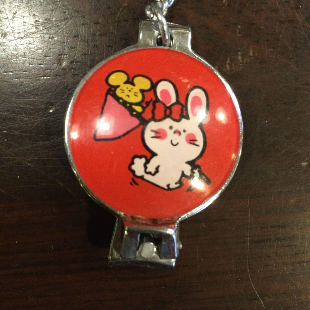 1970 Bunny Matty Key Holder '70s Vintage Sanrio Nail Clipper Rare