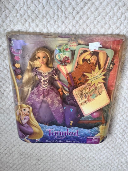 Disney Vintage Vhtf Rapunzel Doll Rare Animation Model Tangled Limited