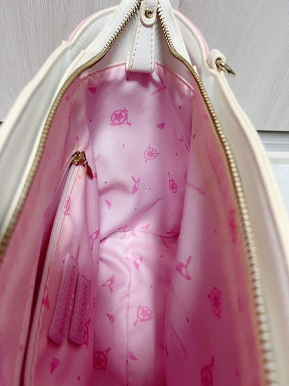 Samantha Vega Cardcaptor Sakura Collaboration Frill 2Way Bag White Pink Leather