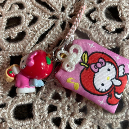 Sanrio Gotochi Kitty Shinshu Limited Apple Fairy Rare Charm Strap