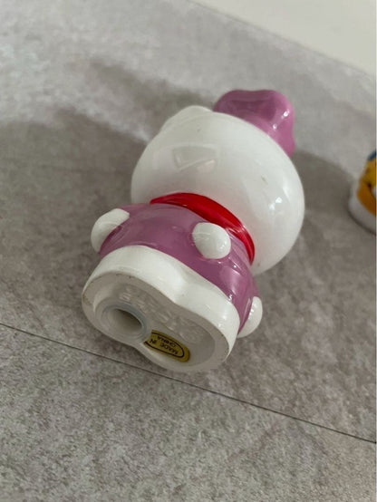 Rare item Sanrio Hello Kitty ceramic seasoning container set, retro Heisei era