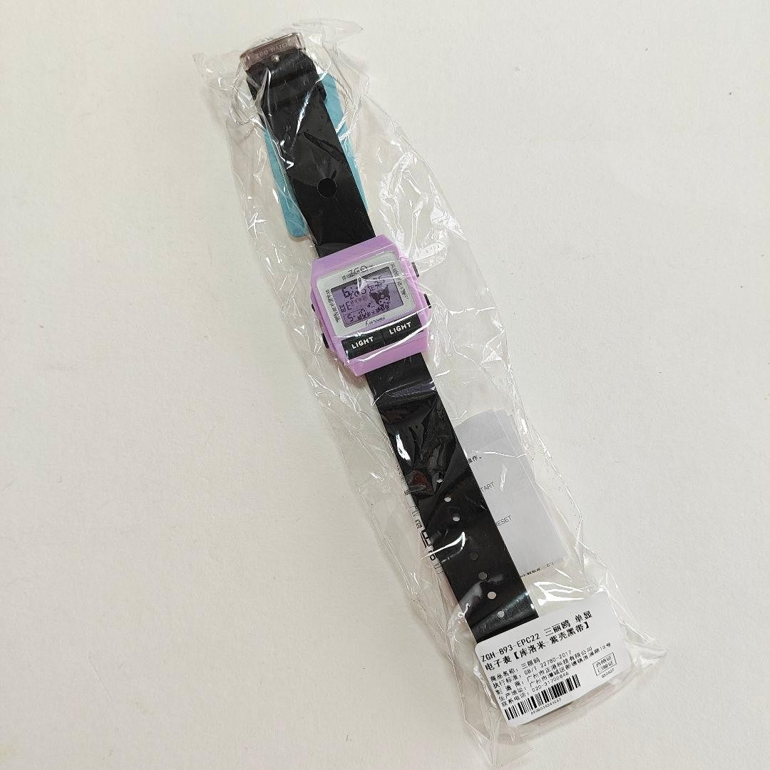 Sanrio Digital Quartz Women Unused Kuromi Zgo Collaboration Watch Vintage