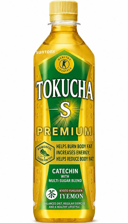 Suntory Iyemon Tokucha Green Tea 500ml x 24 Japan FOSHU Fat Burning Diet Drink