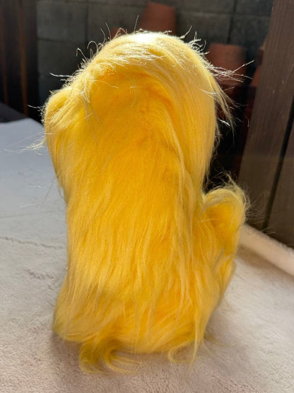 Showa Retro Care Dog Plush 1970s Vintage Toy Height 30cm Near Mint Rare