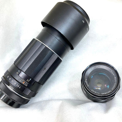Pentax Spomatic SP Film SLR Camera with Two Lenses Included