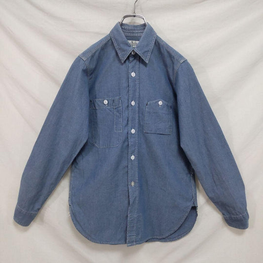 Engineered Garments Chambray Work Shirt 100% Cotton Vintage Made in USA