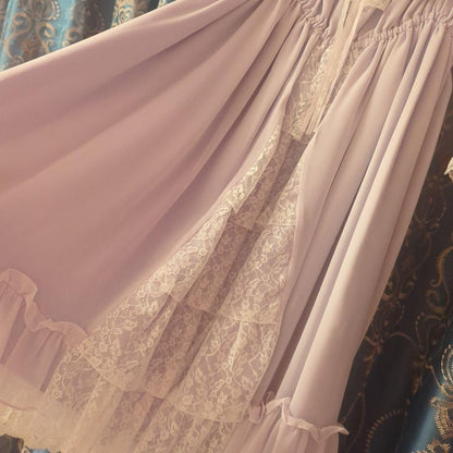 Alice and the Pirates Lavender Frill Lace Lolita Dress